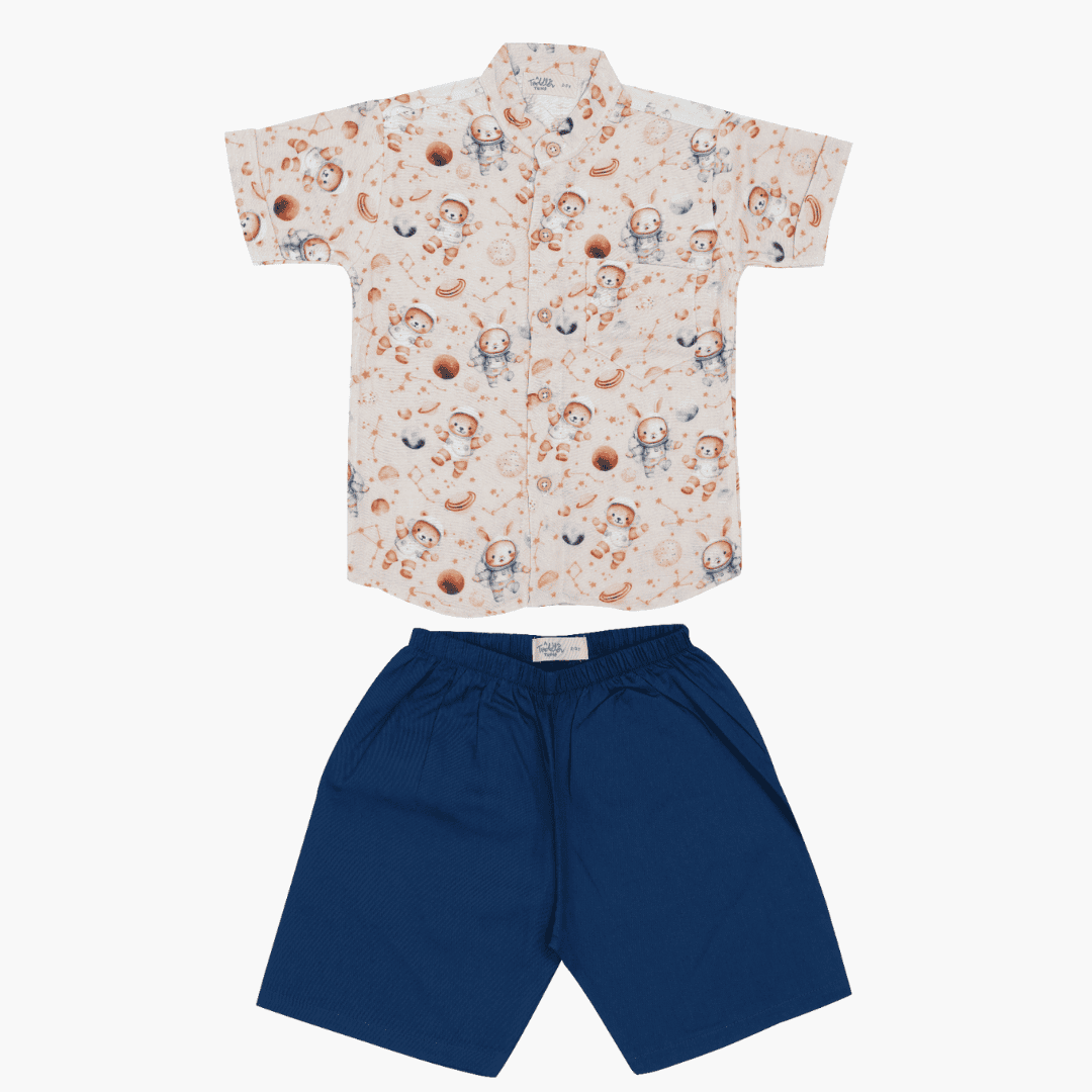 Owl Dreams - Muslin Top and Shorts for kids