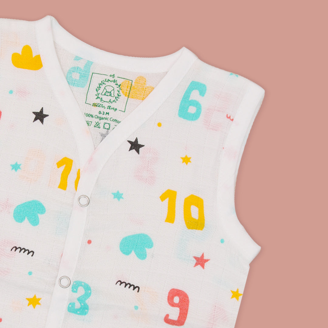 Count Down - Muslin Jabla and Shorts for Babies and Toddlers