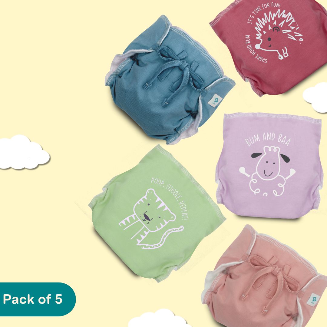 Booty Bunch - Ultra Nappies 2.0 (Pack of 5)