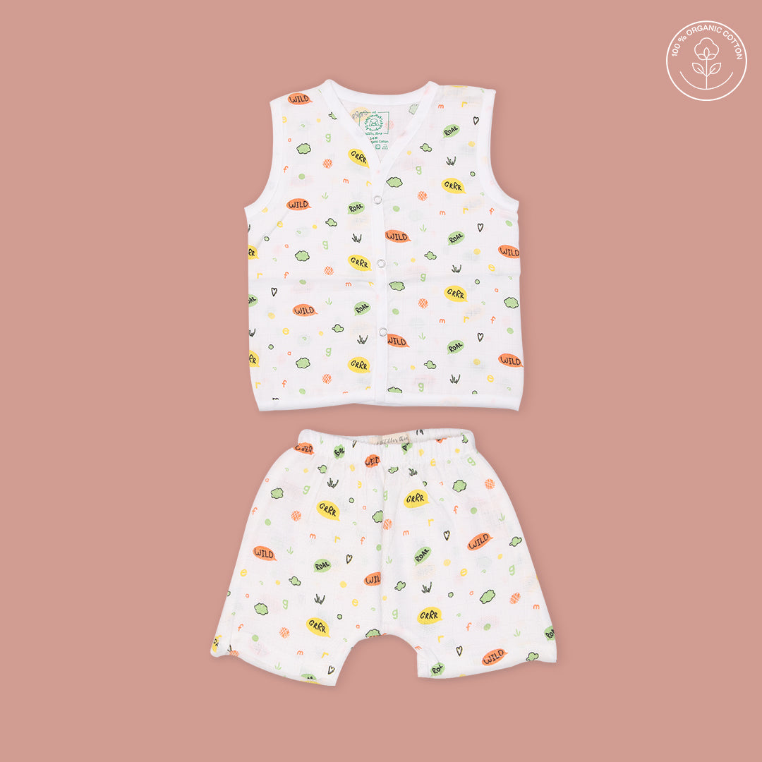 Roar - Muslin Jabla and Shorts for Babies and Toddlers