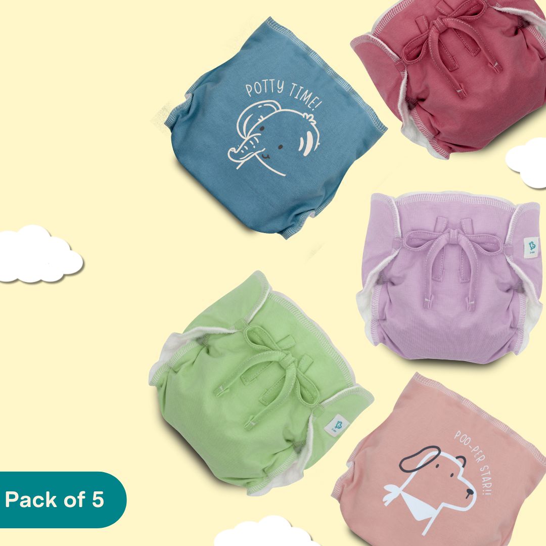 Potty Party - Ultra Nappies 2.0 (Pack of 5)