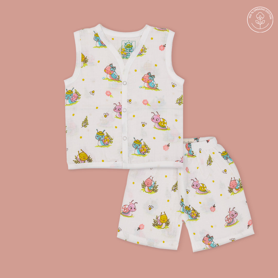 Snail Mail - Muslin Jabla and Shorts for Babies and Toddlers