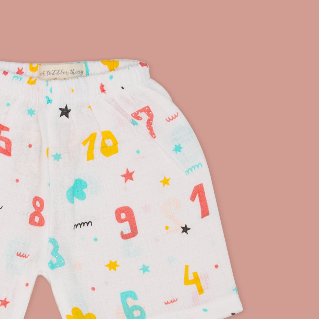 Count Down - Muslin Jabla and Shorts for Babies and Toddlers