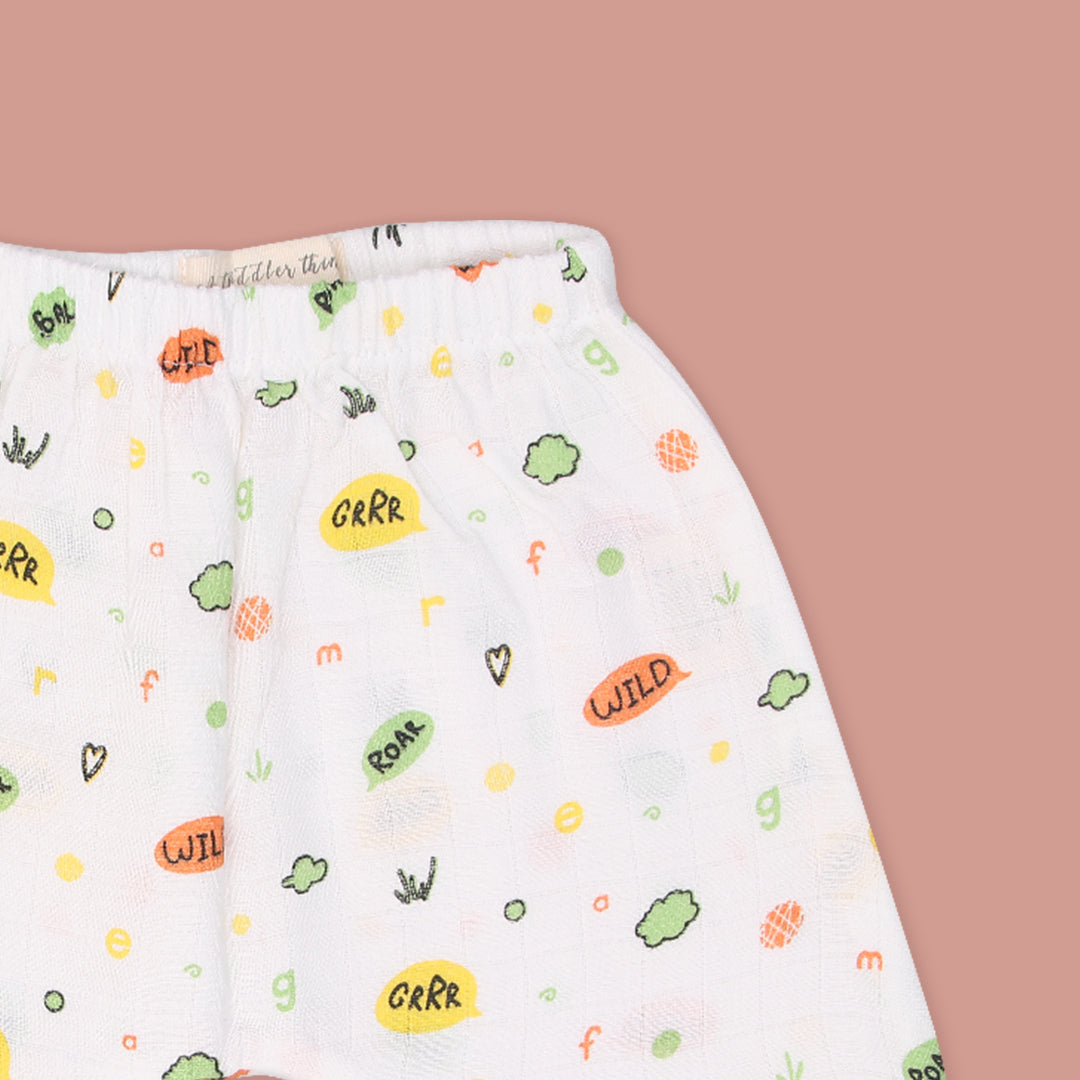 Roar - Muslin Jabla and Shorts for Babies and Toddlers